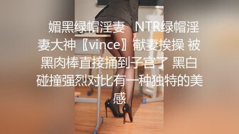 ✿媚黑绿帽淫妻✿NTR绿帽淫妻大神〖vince〗献妻挨操 被黑肉棒直接捅到子宫了 黑白碰撞强烈对比有一种独特的美感