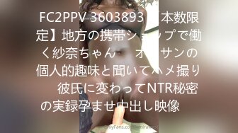 FC2PPV 3603893 【本数限定】地方の携帯ショップで働く紗奈ちゃん❤️オジサンの個人的趣味と聞いてハメ撮り❤️彼氏に変わってNTR秘密の実録孕ませ中出し映像❤️