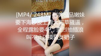 [MP4/ 248M] 甜美极品嫩妹要下海沙发上看大哥草骚逼，全程露脸要4P，激烈抽插浪叫不止还摸骚女奶子