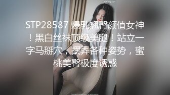 STP28587 爆乳翘臀颜值女神！黑白丝袜顶级美腿！站立一字马掰穴，摆弄各种姿势，蜜桃美臀极度诱惑