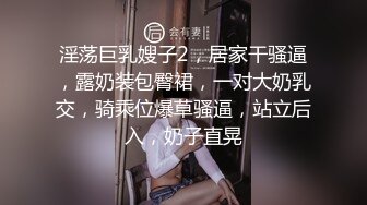 淫荡巨乳嫂子2，居家干骚逼，露奶装包臀裙，一对大奶乳交，骑乘位爆草骚逼，站立后入，奶子直晃