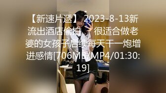 【新速片遞】 2023-8-13新流出酒店偷拍❤️很适合做老婆的女孩子后续每天干一炮增进感情[706MB/MP4/01:30:19]