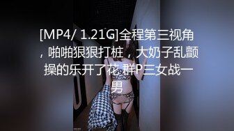 [MP4/ 1.21G]全程第三视角，啪啪狠狠打桩，大奶子乱颤 操的乐开了花 群P三女战一男