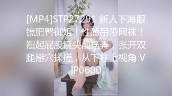 [MP4]STP27291 新人下海眼镜肥臀御姐！性感吊带网袜！翘起屁股镜头前摆弄，张开双腿掰穴揉搓，从下往上视角 VIP0600