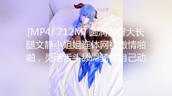 [MP4/ 712M] 圆润美臀大长腿文静小姐姐连体网袜激情啪啪，灵活舌头舔屌骑乘自己动