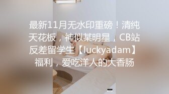 最新11月无水印重磅！清纯天花板，神似某明星，CB站反差留学生【luckyadam】福利，爱吃洋人的大香肠