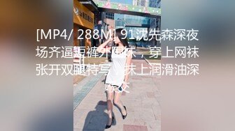 [MP4/ 288M] 91沈先森深夜场齐逼短裤外围妹，穿上网袜张开双腿特写，抹上润滑油深喉交